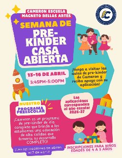 Pre-K Open House